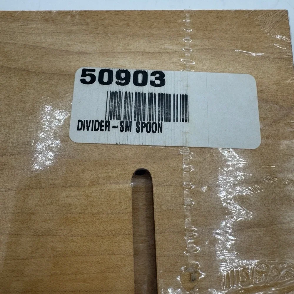 Longaberger Small Spoon Basket Classic Stain 4-Way Wooden Dividers #50903 - NEW